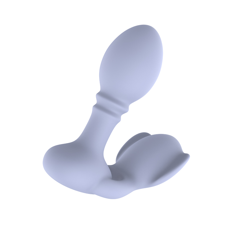 เครื่องนวดต่อมลูกหมากปลั๊กคู่สั่นสะเทือน