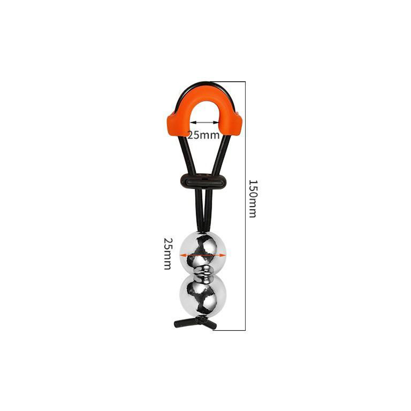 โลหะอวัยวะเพศชายเปล-Dual-Ball (φ25มม.)